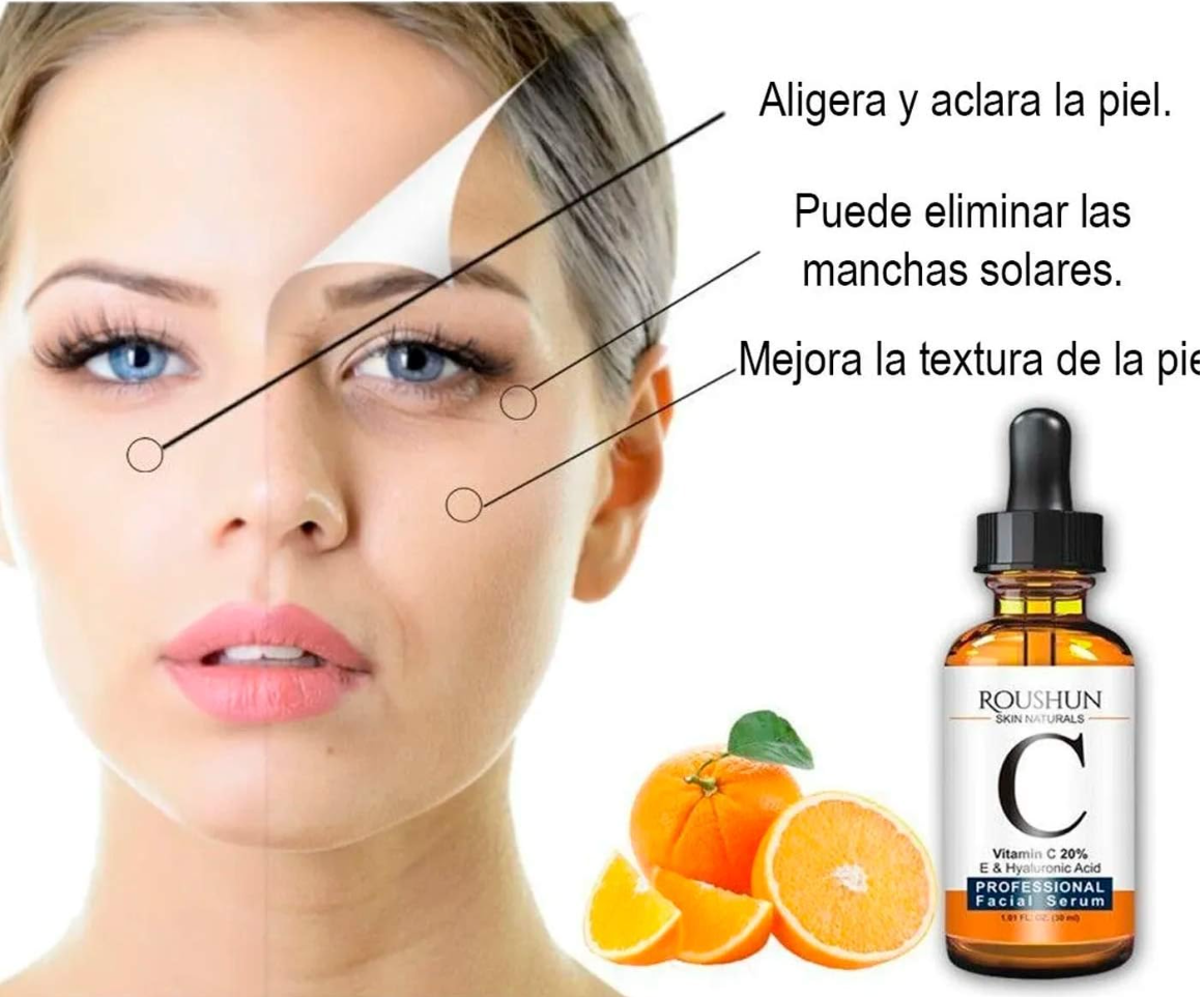 SERUM VITAMINA C, VITAMINA E Y ÁCIDO HIALURÓNICO