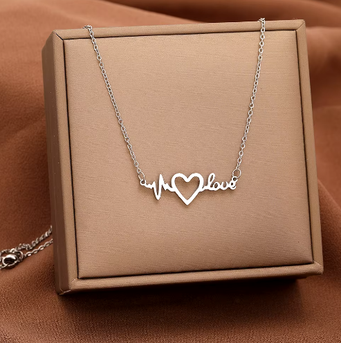 Collar de acero inoxidable para mujer Electro Love